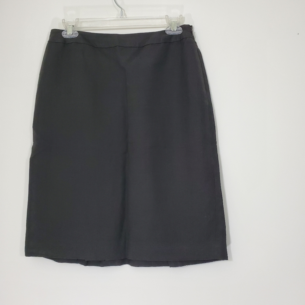 Linda Allard/Ellen Tracy Brown Linen Skirt, Size 6